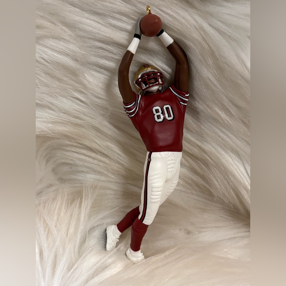 NFL San Francisco 49er Jerry Rice Hallmark Keepsake Ornament Handcrafted 2003 - Picture 5 of 8